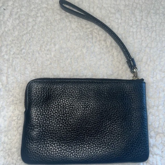 Coach X PacMan “GAME OVER” Pebble Leather Wristlet - Picture 2 of 4